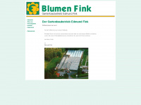 blumen-fink.de Webseite Vorschau
