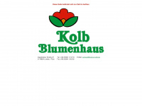 blumen-kolb.de Webseite Vorschau