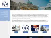 ifa-deutschland.de Webseite Vorschau