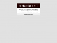 architekthill.de Webseite Vorschau