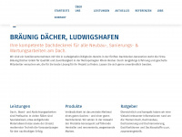 braeunig-daecher.de Webseite Vorschau