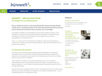 buerowelt2.de Webseite Vorschau