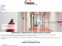 busse-schutz.de Webseite Vorschau