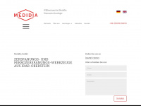 medidia.de Webseite Vorschau