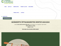 campingclausensee.de Webseite Vorschau
