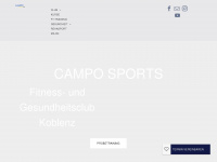 campo-sports.de Webseite Vorschau
