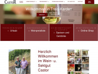 castorwein.de Webseite Vorschau