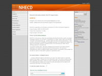 nhecd-fp7.eu Webseite Vorschau