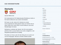 cdu-weissenthurm.de Webseite Vorschau