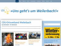 cdu-weilerbach.de Webseite Vorschau