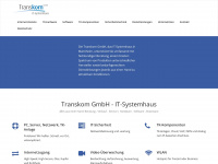 transkom.net Webseite Vorschau