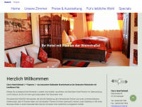 cleos-hotel.de Webseite Vorschau