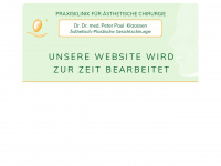 clinica-aesthetica.de Webseite Vorschau