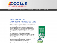 colle-lack.de Webseite Vorschau