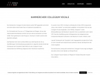 collegiumvocale-koblenz.de Webseite Vorschau