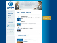 concipia.com Webseite Vorschau