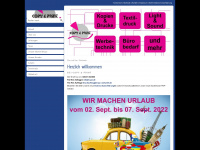 copy-und-print.de Webseite Vorschau