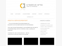 crea-arts.de Webseite Vorschau