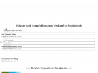 hausinfrankreich.com Webseite Vorschau