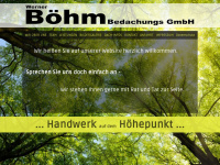 dachdecker-boehm.de Webseite Vorschau