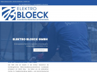 elektro-bloeck.de Webseite Vorschau