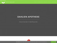 dahlien-apotheke.de Webseite Vorschau