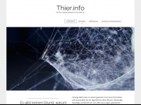 thier.info Webseite Vorschau