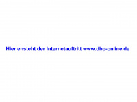 dbp-online.de Webseite Vorschau