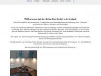 delta-glas.de Webseite Vorschau