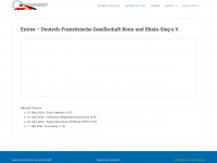 dfg-bonnrheinsieg.de Webseite Vorschau