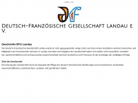 dfg-landau.de Webseite Vorschau