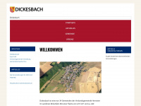 dickesbach.de Webseite Vorschau