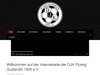 djk-pluwig-gusterath.de Webseite Vorschau
