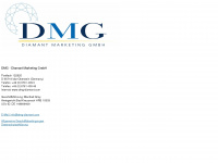 dmg-diamant.com Webseite Vorschau