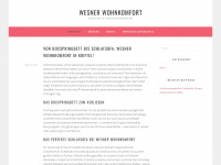 wesner-wohnkomfort.de Webseite Vorschau