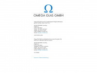 omegaglas.de Webseite Vorschau