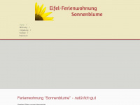 ferienwohnung-sonnenblume.de Webseite Vorschau
