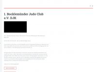 bocklemuender-judo-club.de Webseite Vorschau