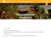 klosterhof-eckelsheim.de Webseite Vorschau