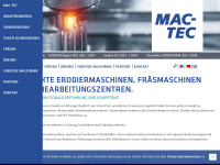 mac-tec.de Webseite Vorschau