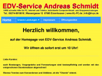 edv-service-andreas-schmidt.de Webseite Vorschau