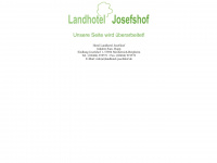 landhotel-josefshof.de Webseite Vorschau