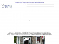 einhorn-apotheke-muelheim.de Webseite Vorschau