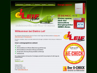 elektro-leif.de Webseite Vorschau