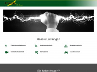 elektro-pfanger.de Webseite Vorschau