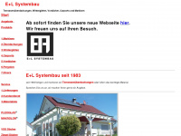el-systembau.de Webseite Vorschau