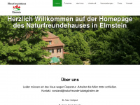 naturfreundehaus-elmstein.de Webseite Vorschau