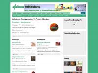 adhesions.de Webseite Vorschau