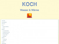 koch-wasser-waerme.de Webseite Vorschau