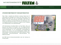 felten-naturstein.de Webseite Vorschau